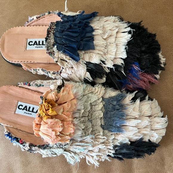 Textured Multicolor Mules - Picture 3 of 8